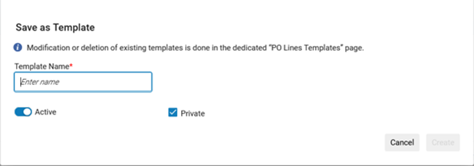 The Save as Template dialog box.